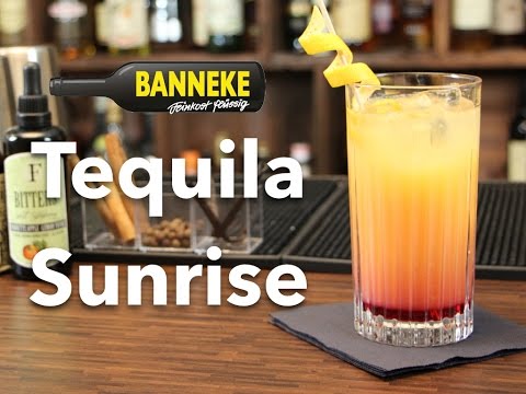 Tequila Sunrise – Tequila Cocktail selber mixen – Schüttelschule by Banneke