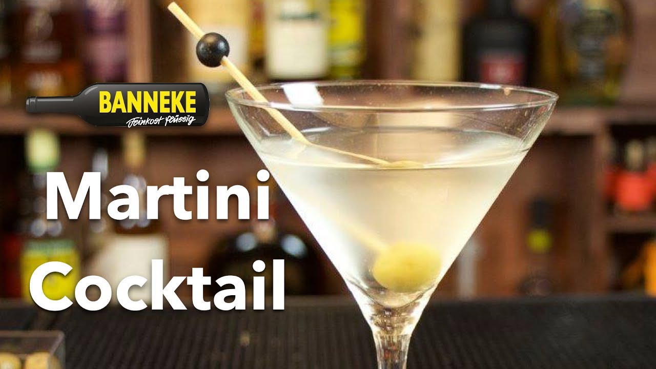 Martini Cocktail - Gin Cocktail selber mixen - Schüttelschule by Banneke