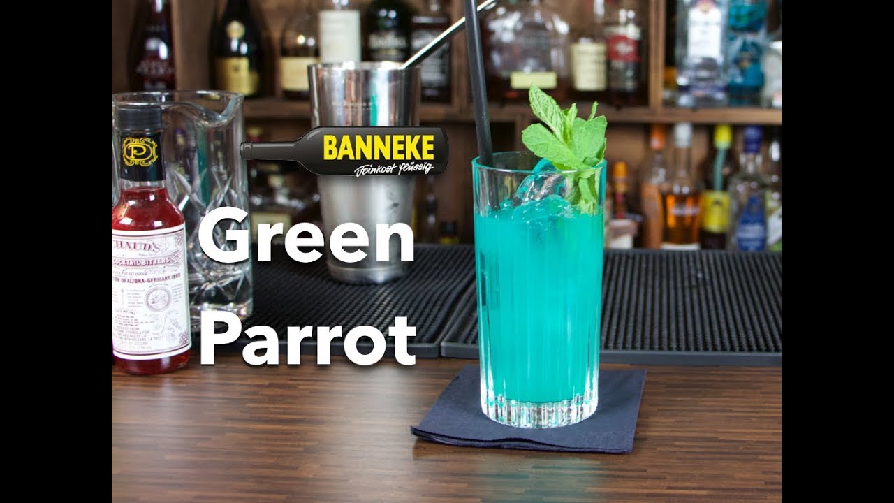 Green Parrot - Wodka & Rum Cocktail selber mixen - Schüttelschule by Banneke