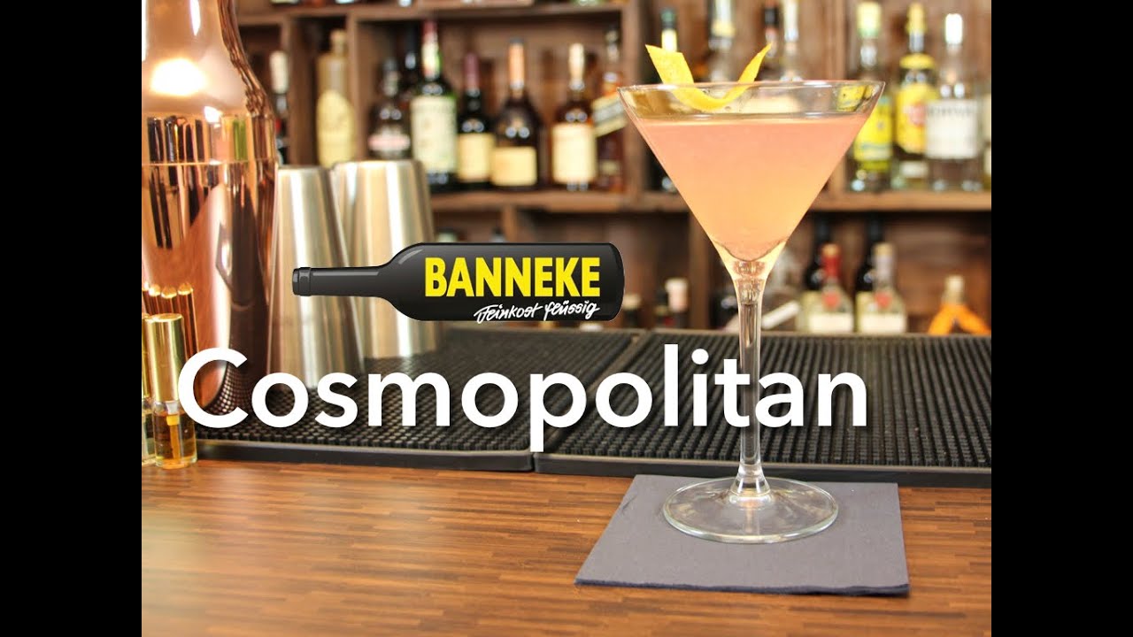 Cosmopolitan - Vodka Cocktail selber mixen - Schüttelschule by Banneke