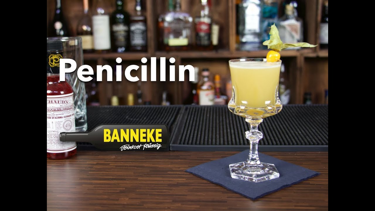 Penicillin - Whisky Cocktail selber mixen - Schüttelschule by Banneke