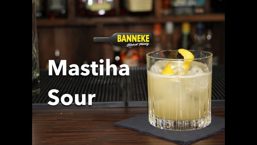Mastiha Sour – Mastiha Cocktail selber mixen – Schüttelschule by Banneke