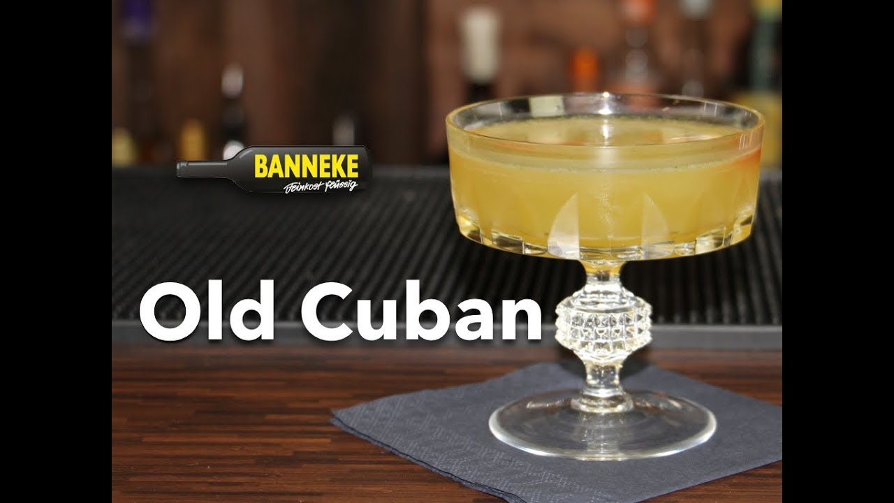 Old Cuban - Rum & Champagner Cocktail selber mixen - Schüttelschule by Banneke