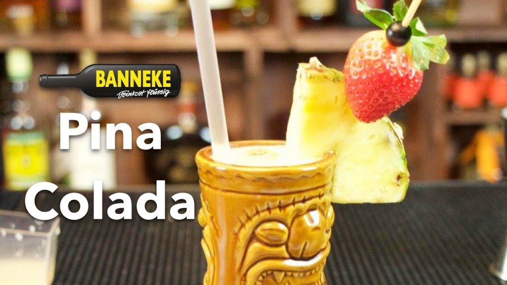 Pina Colada – Cocktail mit Rum selber mixen – Schüttelschule by Banneke