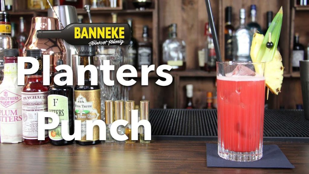 Planters Punch – Rum Cocktail selber mixen – Schüttelschule by Banneke