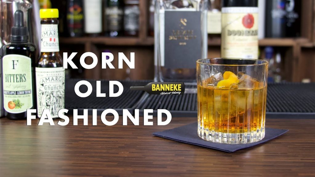 Korn Old Fashioned – Korn Drink selber mixen – Schüttelschule by Banneke
