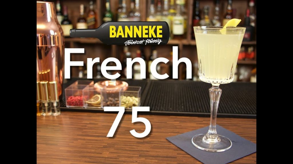 French 75 – Gin & Champagner Cocktail selber mixen – Schüttelschule by Banneke