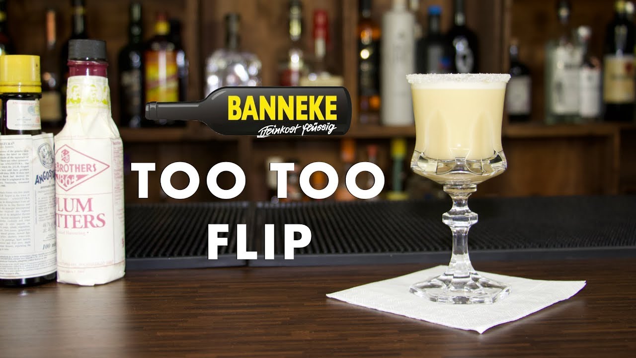 Too Too Flip - Brandy & Ei Drink selber mixen - Schüttelschule by Banneke