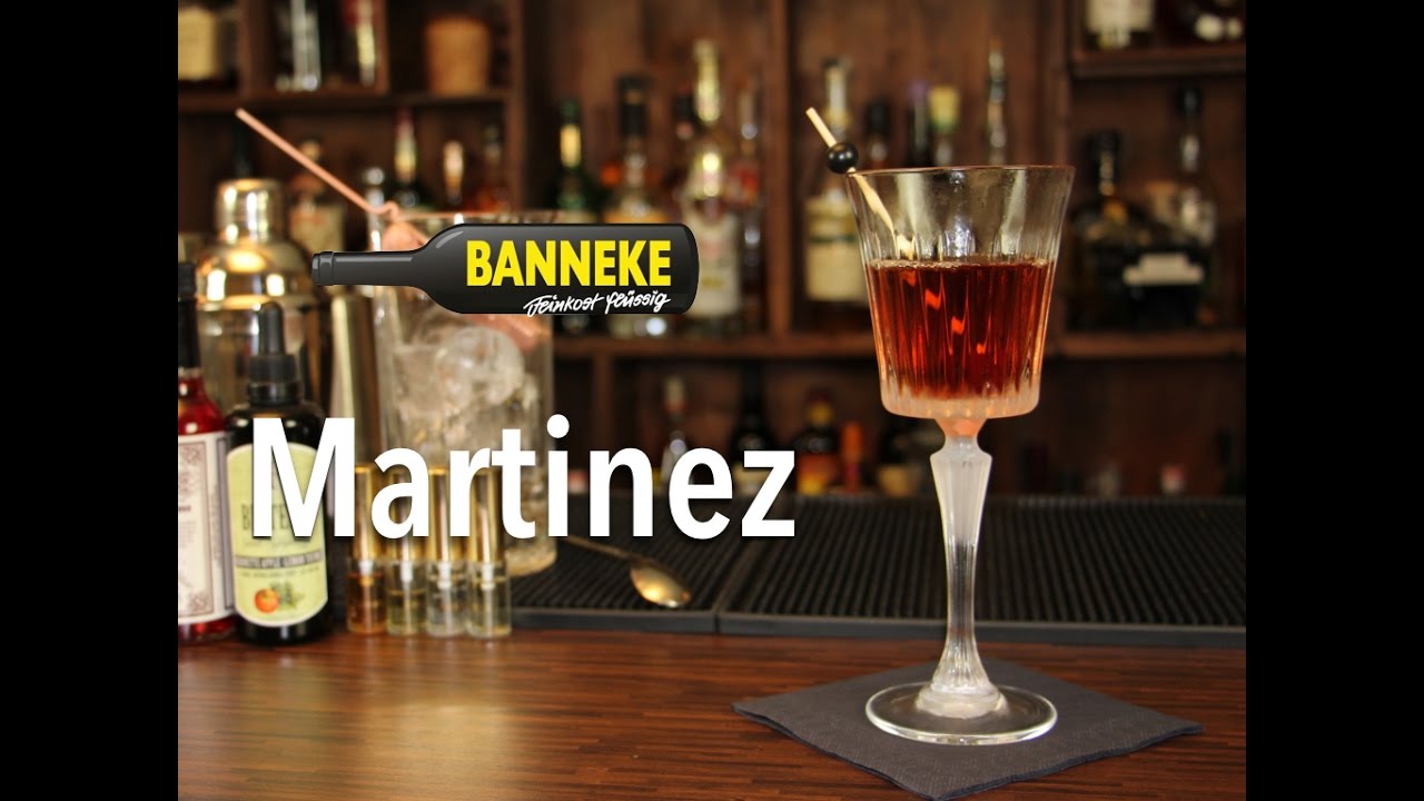 Martinez - Gin Cocktail selber mixen - Schüttelschule by Banneke