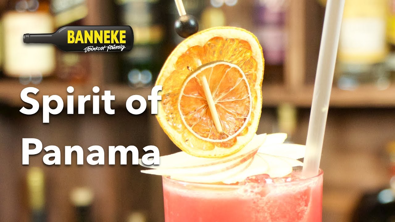 Spirit of Panama - Fruchtigen Cocktail mit Jamaica Rum selber mixen - Schüttelschule by Banneke