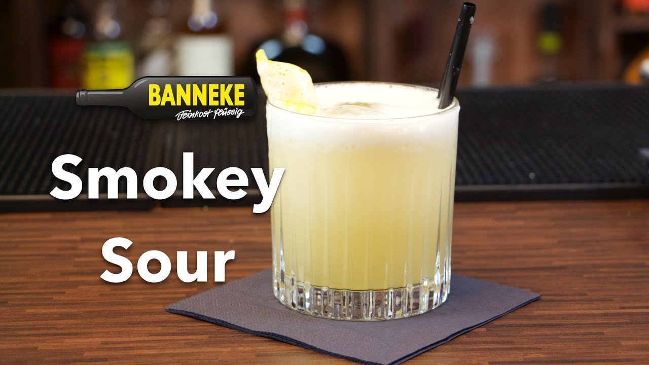 Smokey Sour - Rye Whiskey Cocktail mixen - Schüttelschule by Banneke