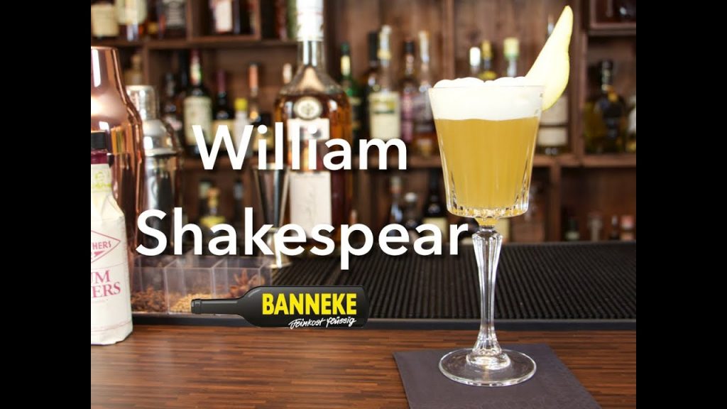 William Shakespear – Birnen Cocktail selber mixen – Schüttelschule by Banneke