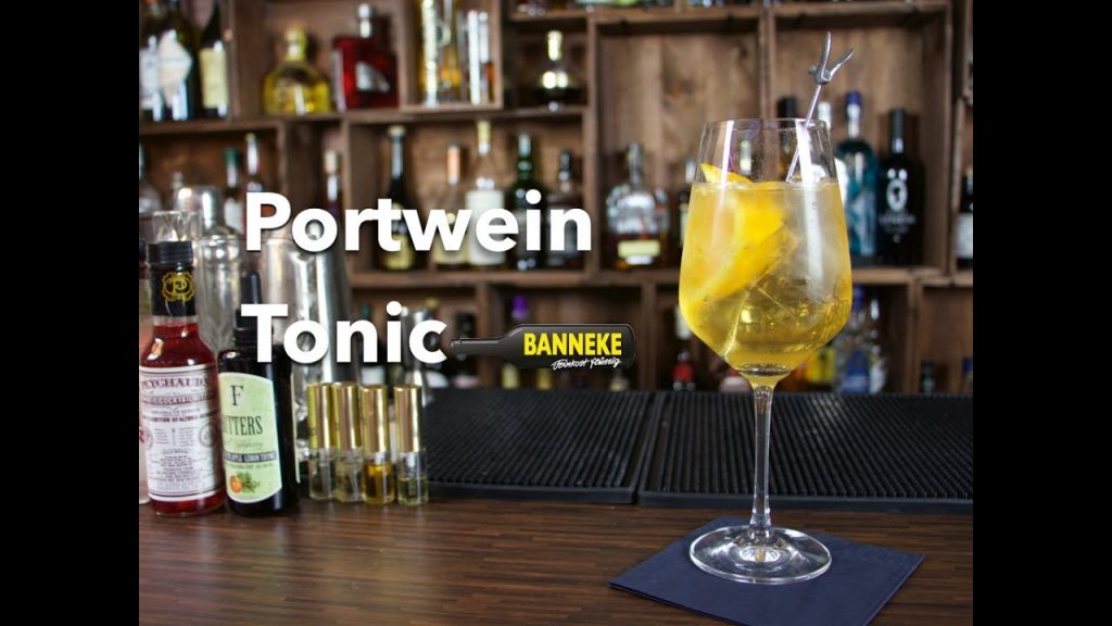 Portwein Tonic – Longdrink mit Portwein selber mixen – Schüttelschule by Banneke