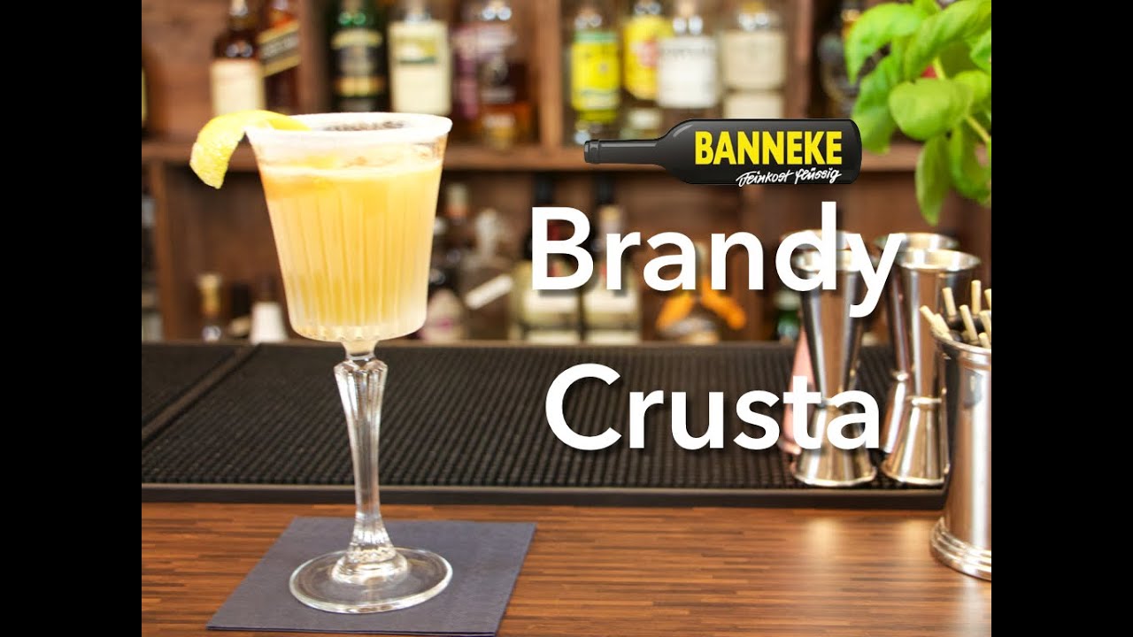 Brandy Crusta - Brandy Cocktail selber mixen - Schüttelschule by Banneke