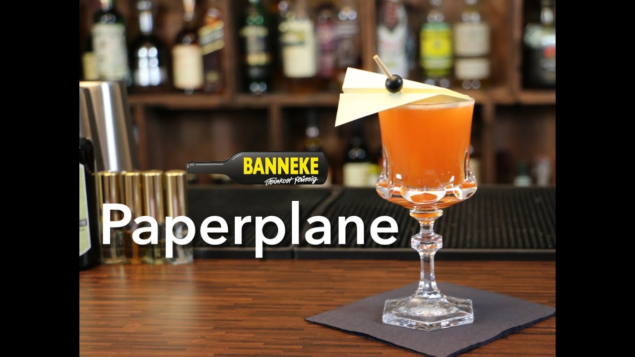 Paper Plane - Cocktail mit Bourbon selber mixen - Schüttelschule by Banneke