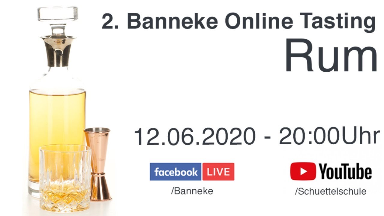 2. BANNEKE Online Tasting Rum - Schüttelschule by Banneke