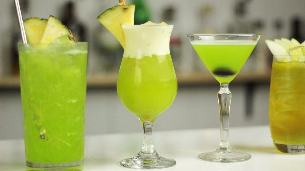 5 x MIDORI COCKTAILS – Green Melon Drinks!