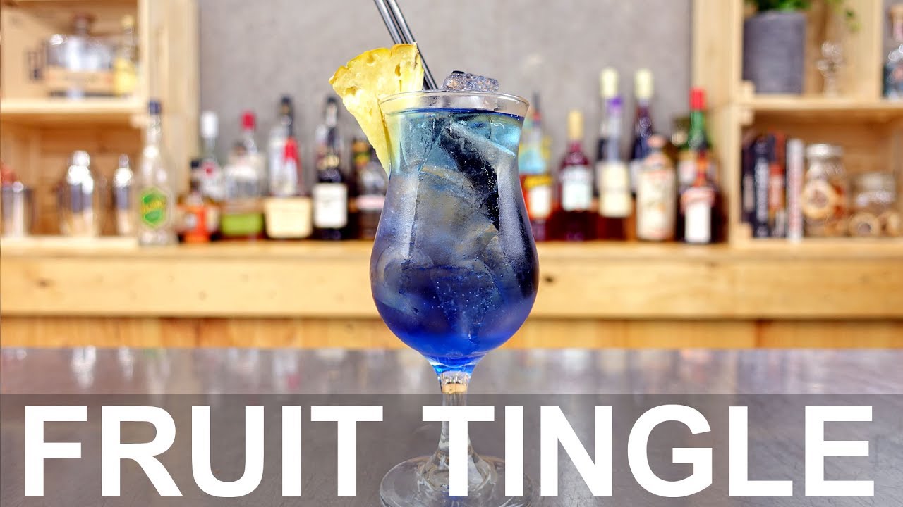 Fruit Tingle Cocktail Recipe - BLUE DRINKS & SNOBBY BARTENDERS