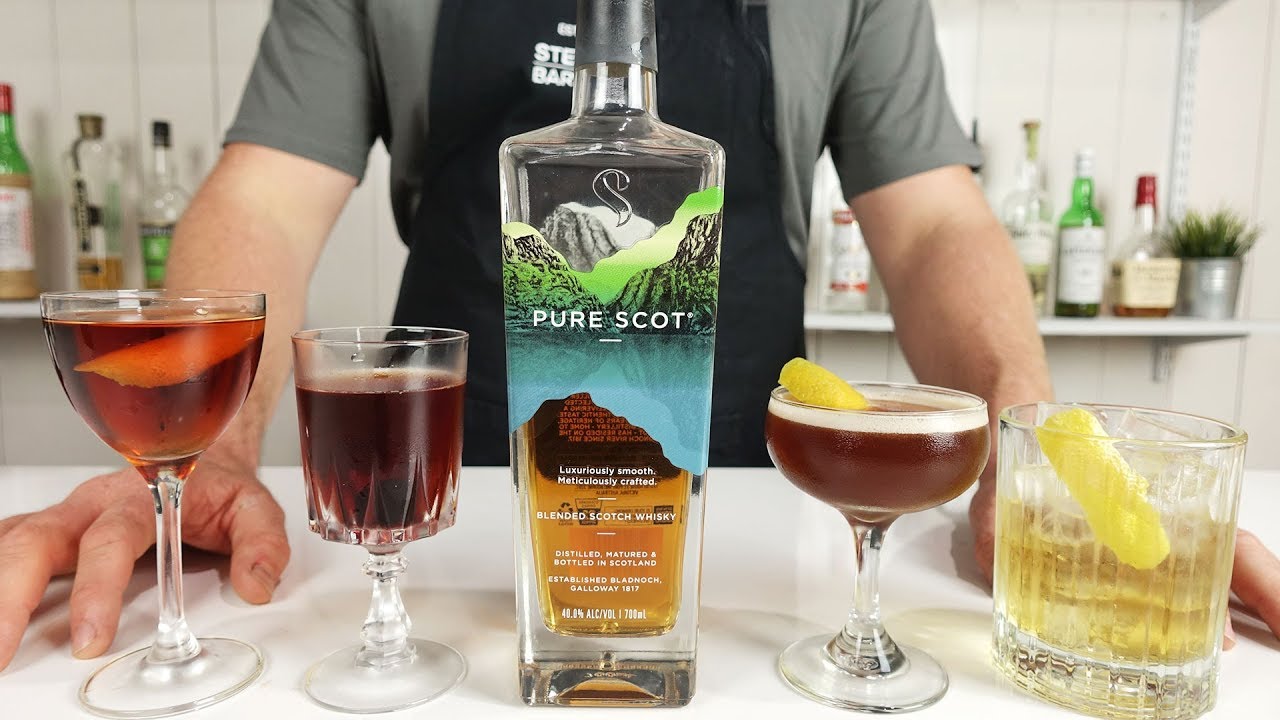 4 MOST POPULAR SCOTCH WHISKY COCKTAILS