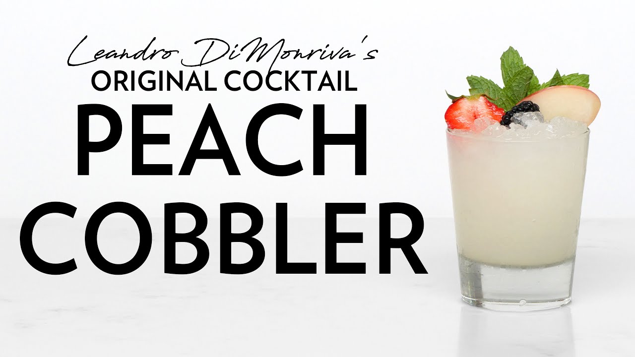 Original Cocktail: Peach Cobbler