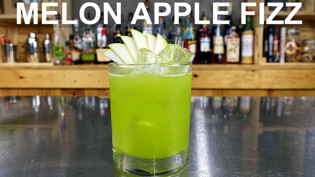 Melon Apple Fizz Cocktail Recipe – TEQUILA + MIDORI