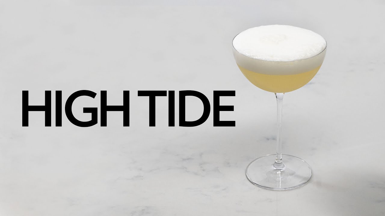 The Art Of The Perfect Foam With The High Tide Cocktail