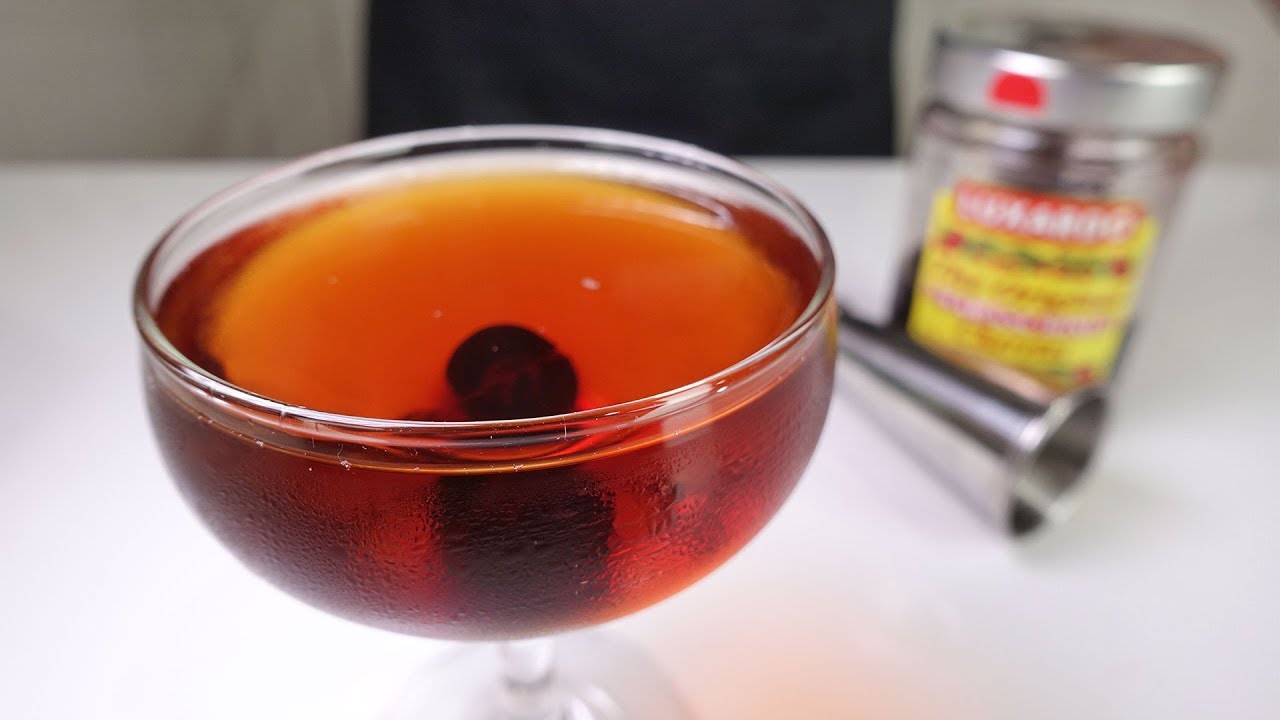 LITTLE ITALY Cocktail Recipe - Amaro Manhattan riff!