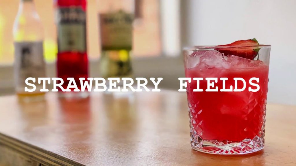 Strawberry Fields Cocktail Recipe – Tequila and Campari!