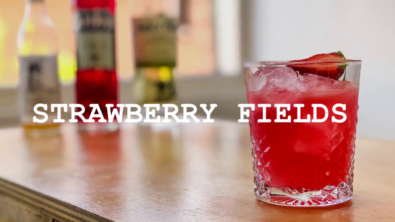Strawberry Fields Cocktail Recipe - Tequila and Campari!
