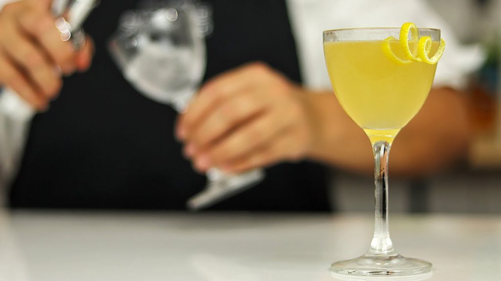 Sunflower Cocktail (variation on a Corpse Reviver No. 2!)