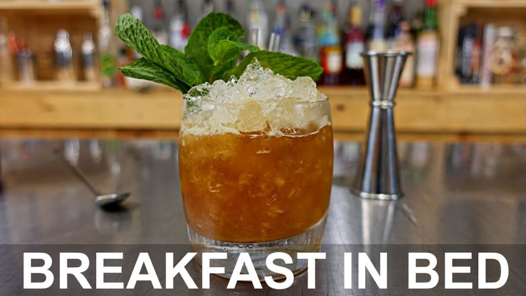 BREAKFAST IN BED Cocktail Recipe w Marmalade & Sweet Vermouth