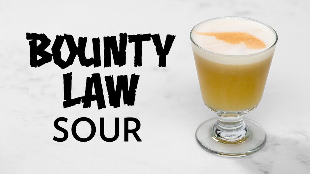 Bounty Law Sour, an original Tarantino inspired cocktail feat. Jean Felix from Truffles On The Rocks