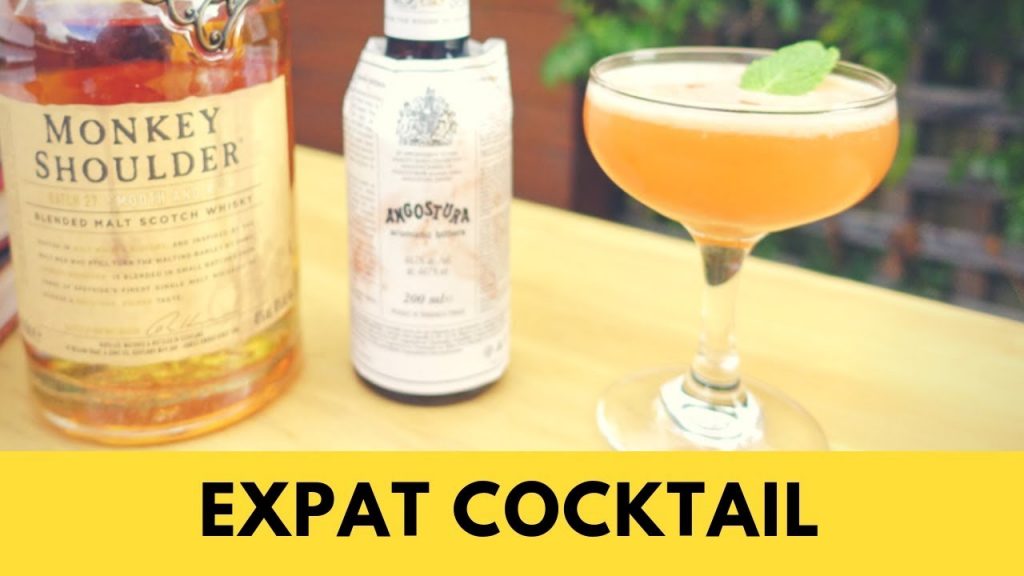 Expat Cocktail – Citrusy and Aromatic Bourbon Cocktail