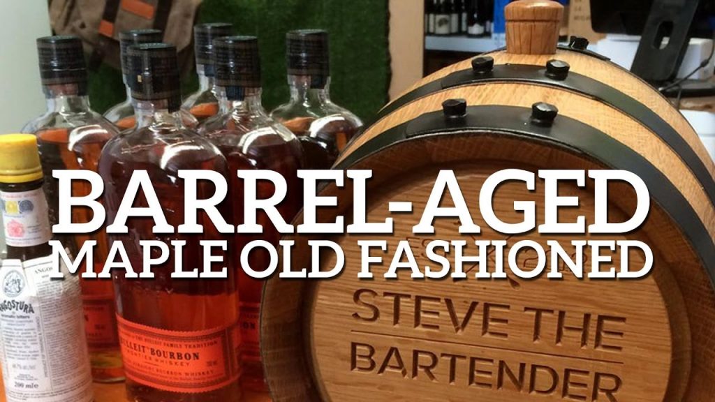 Barrel Aged Maple Fashioned Cocktail Recipe