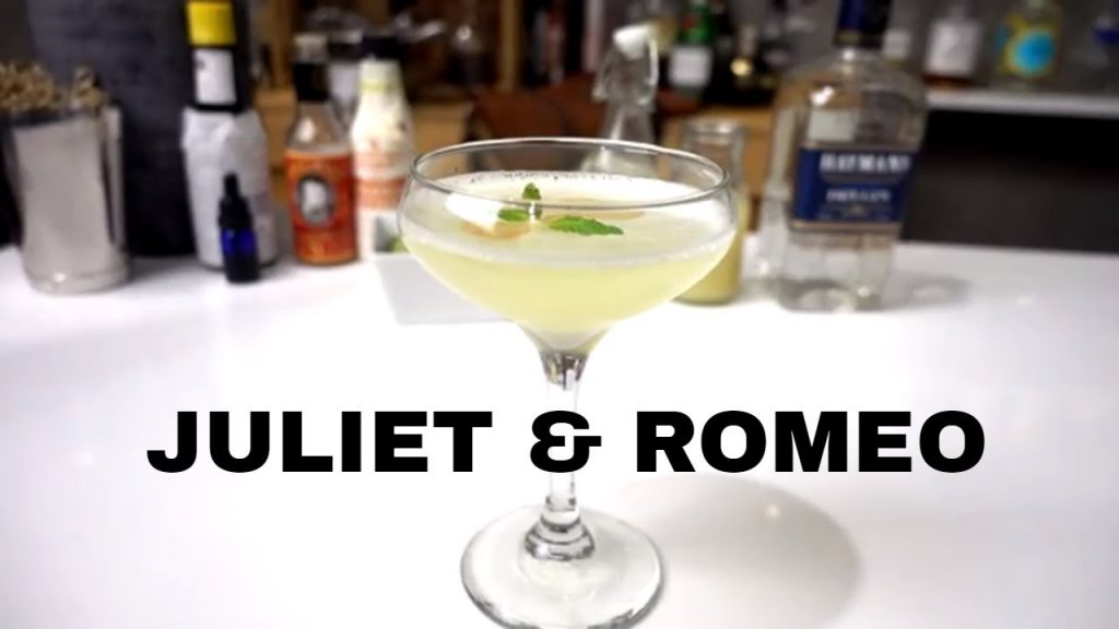 JULIET & ROMEO Gin Cocktail Recipe (citrusy, aromatic w fresh herbs!)