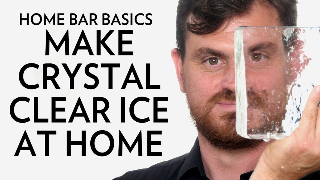 How to make the BEST crystal CLEAR Ice cubes for your cocktails
