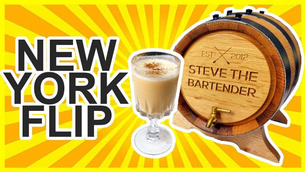 New York Flip Cocktail Recipe – BOOZY, RICH & SUPER TASTY.