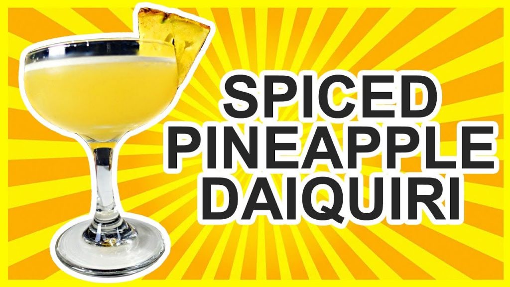 Spiced Pineapple Daiquiri Cocktail Recipe