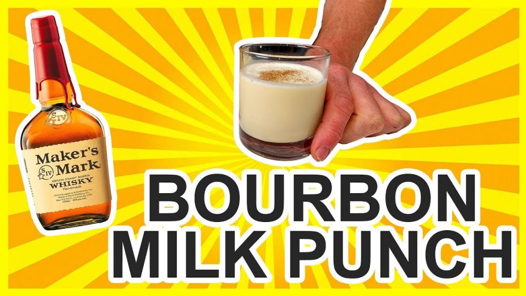 Bourbon Milk Punch – RICH & FREAKING TASTY!!