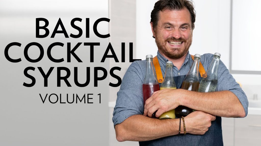 Basic Cocktail Syrups Vol. 1 – Simple, Ginger, Honey and Raspberry