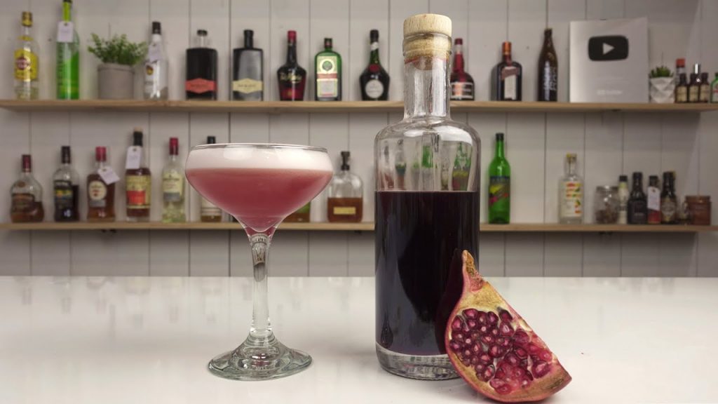 How to make DIY Grenadine (+ Pink Lady cocktail from @Truffles On The Rocks)
