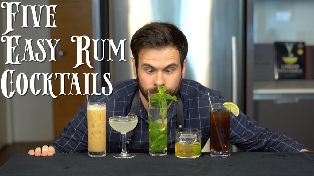 The 5 Easiest RUM Cocktails to Make at Home