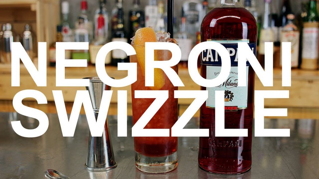 Negroni Swizzle Gin Cocktail Recipe