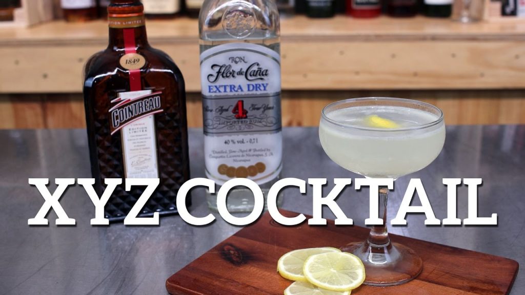 XYZ Cocktail Recipe – AKA the Rum Sidecar!!