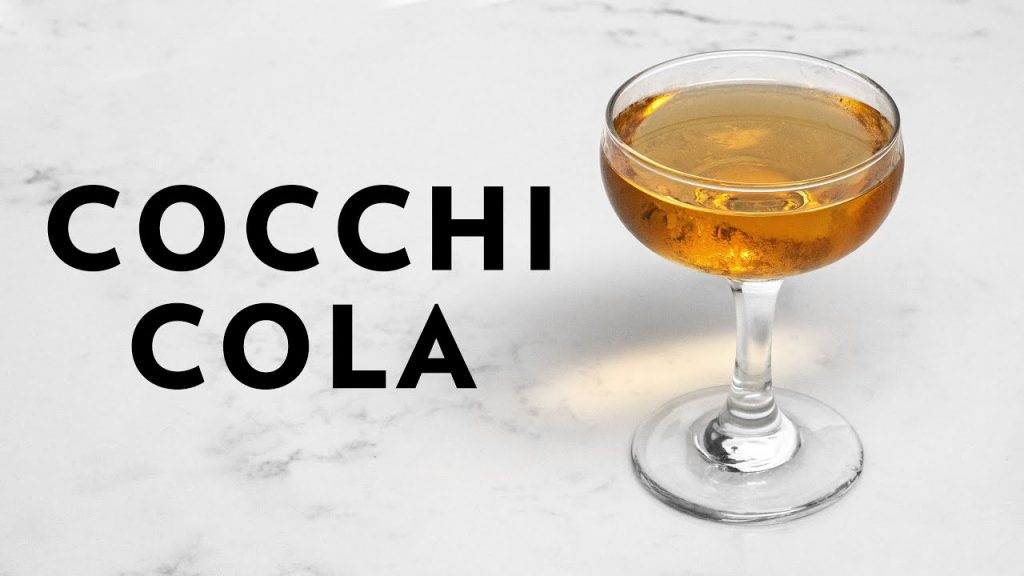 A  Cocktail which tastes like Cola, But There is no Cola! Behold: Cocchi Cola