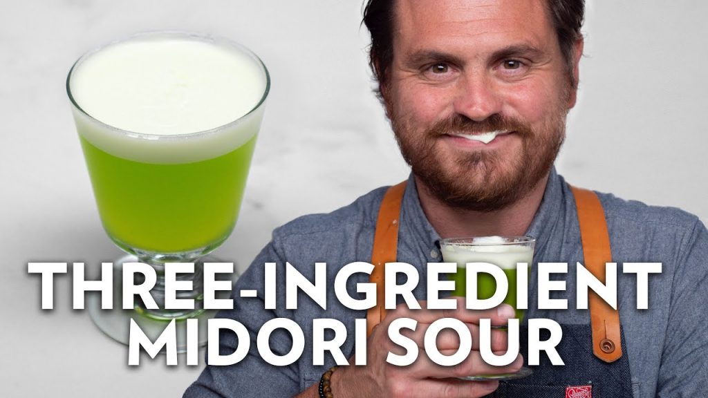 Three Ingredient Midori Sour