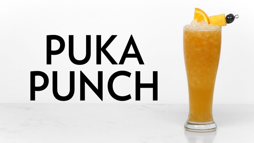 Puka Punch an original drink from our very own Tiki Ti