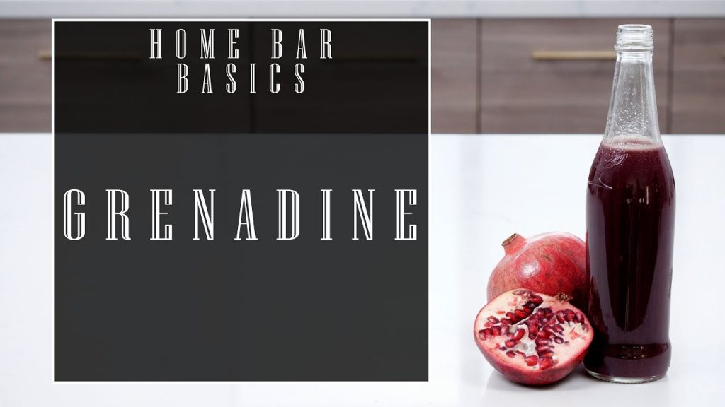 Home Bar Basics: Grenadine