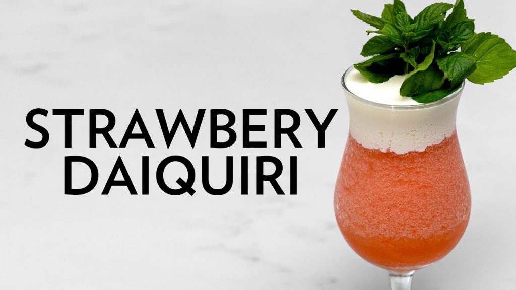 Tackling Our Guilty Pleasures….With A Frozen Strawberry Daiquiri