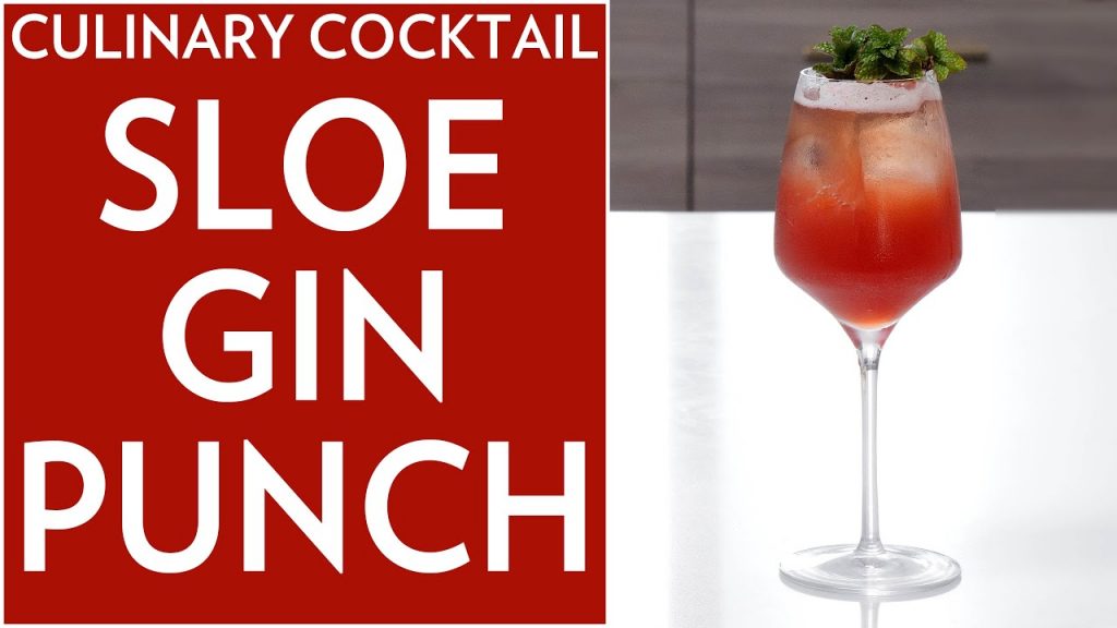 Culinary Cocktail: Sloe Gin Punch